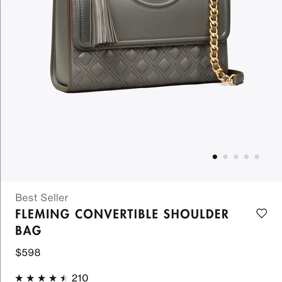 Tory Burch FLEMING CONVERTIBLE SHOULDER BAG. - Picture 14 of 15